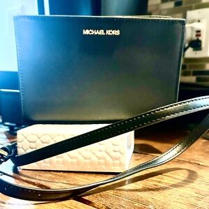Michael Kors Black Wristlet Clutch
